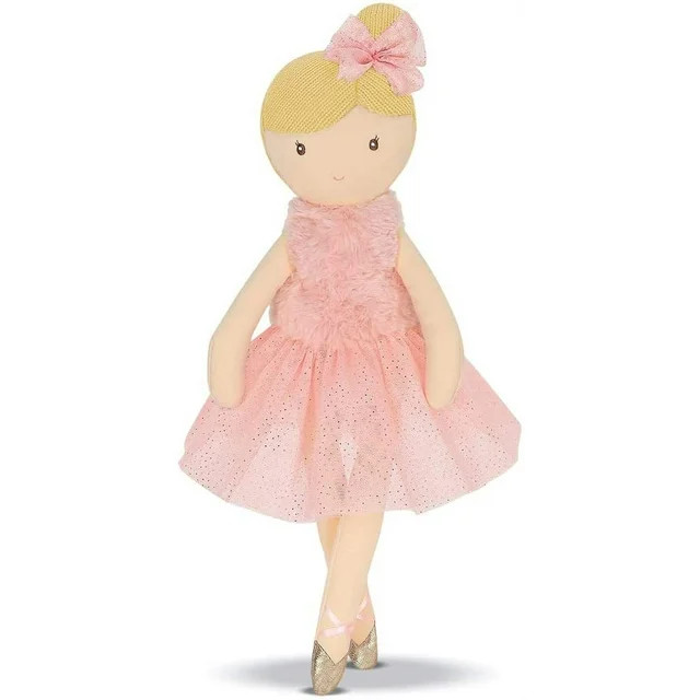 Bearington Collection Lil' Ballerina Blonde Soft Plush Ballet Doll, 16.5 inch | Walmart (US)