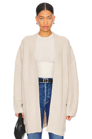 SNDYS Essie Cardigan in Mushroom from Revolve.com | Revolve Clothing (Global)