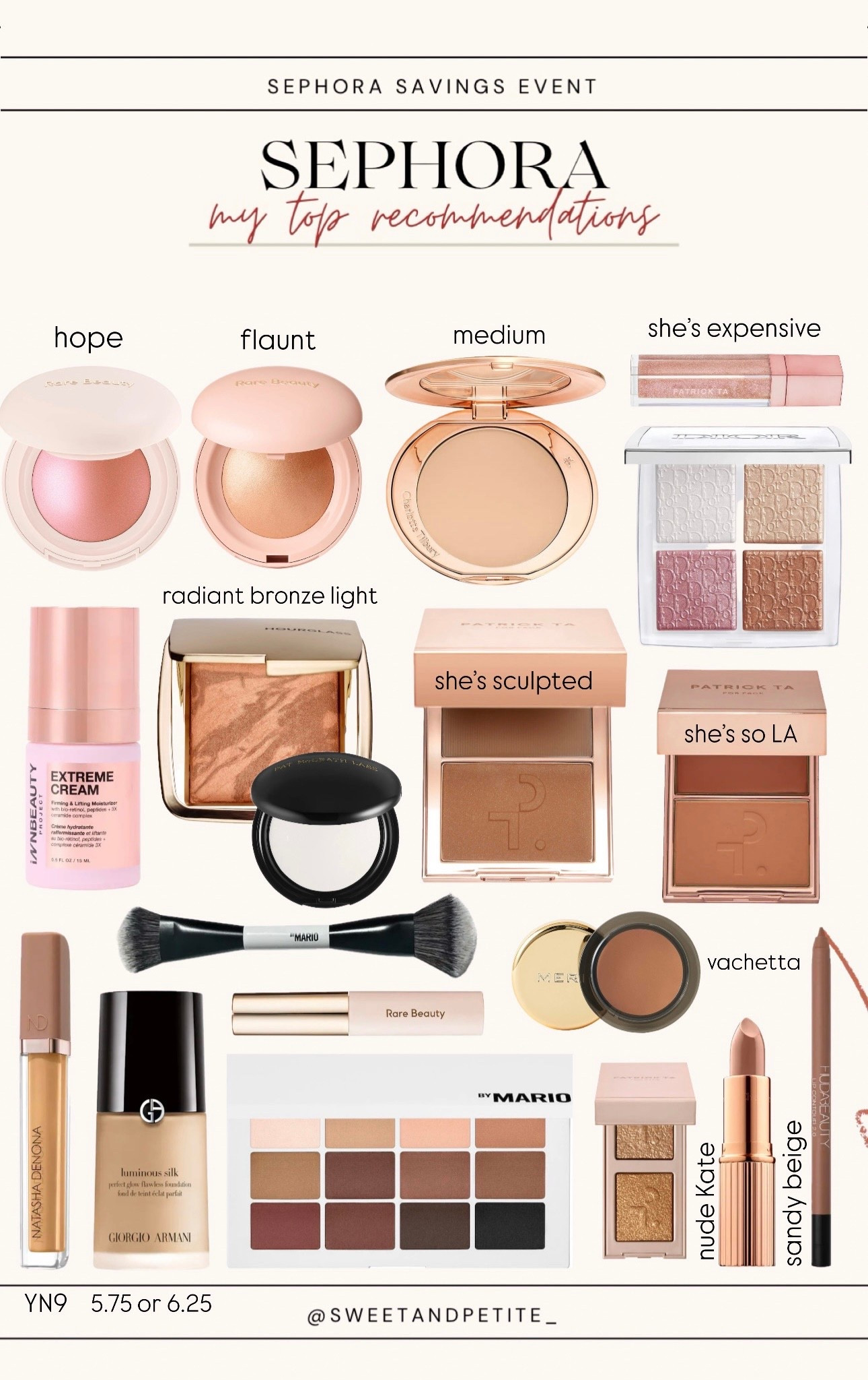 Sephora Savings Event - my top recommendations! 

10/31-11/10 - code EVERYTHING for 10-20% off, rouge access starts 10/31 and VIB/insider starts 11/4

#LTKSaleAlert #LTKBeauty