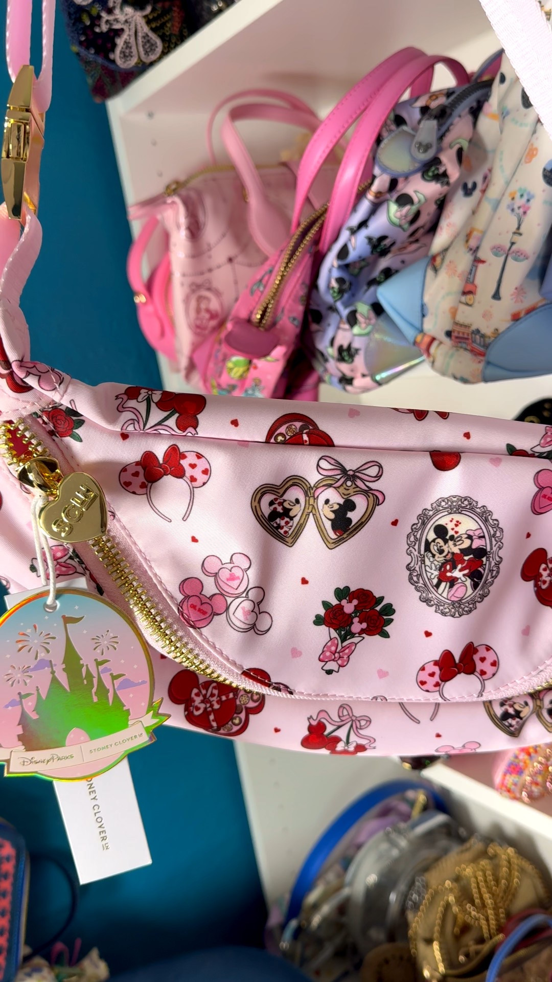 Mickey and Minnie Mouse
Valentine's Day Belt Bag by Stoney
Clover Lane ON sale @Disney Store #stoneyclover #disneymerch #disney #disneystyle 

#LTKSaleAlert #LTKSeasonal