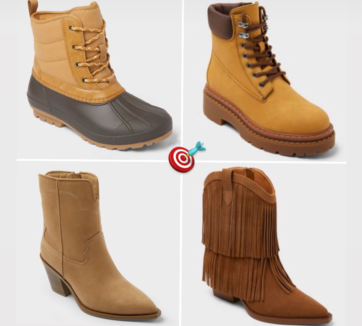 Transitional boots for springs.