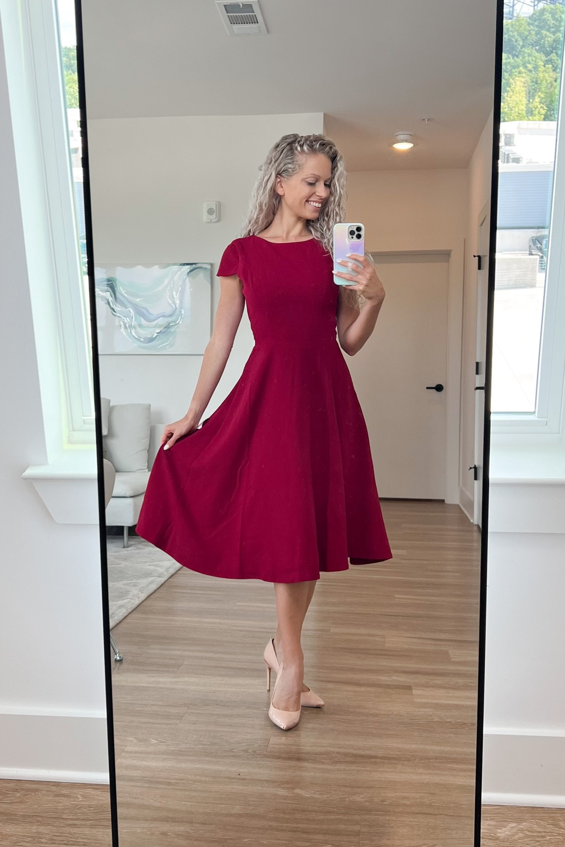 Fit and flare dress with pockets!

#LTKworkwear #LTKwedding #LTKfit