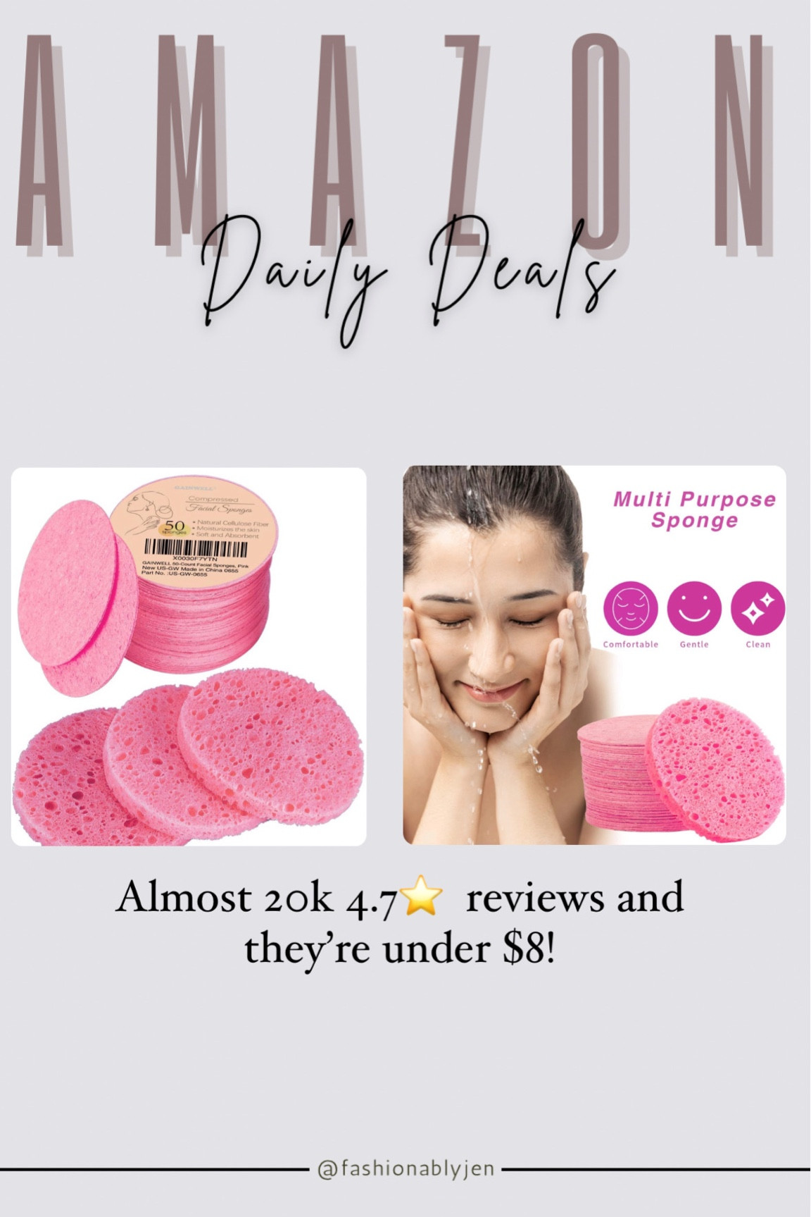 Beauty sponges on sale at Amazon! 

Makeup remover, face wash, face washing sponge, beauty

#LTKsalealert #LTKFind #LTKbeauty