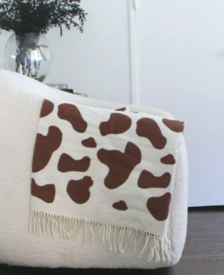 Cowhide Fringe Throw | The Styled Collection