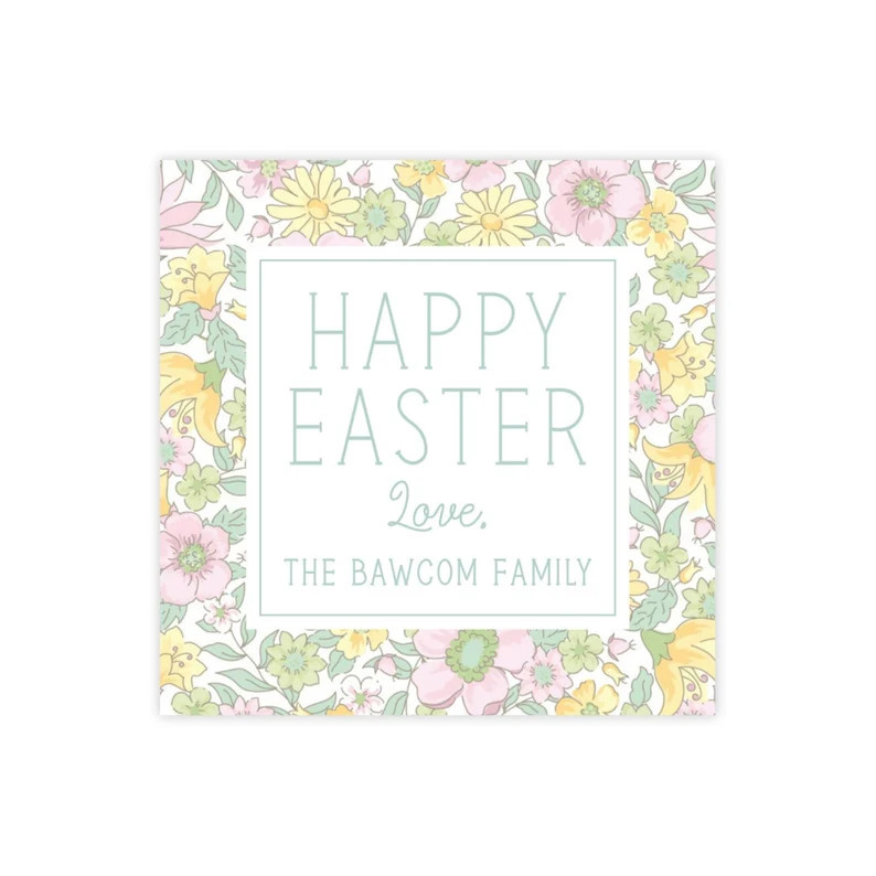 Printable Easter Gift Tags, Digital Easter Gift Tags, Ditsy Floral Gift Tags, Printable Easter Ta... | Etsy (US)