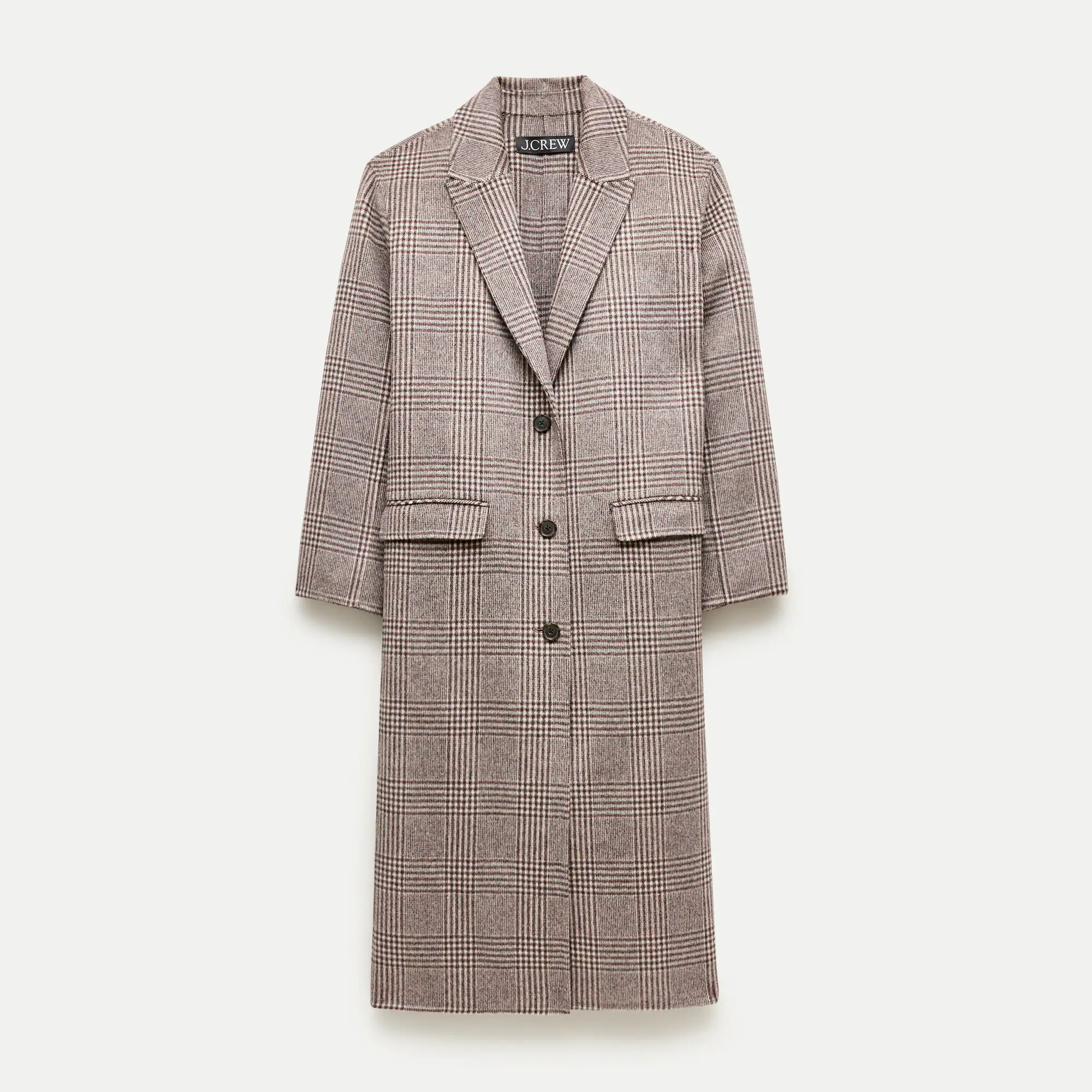 Chiara coat in plaid double faced | J. Crew US