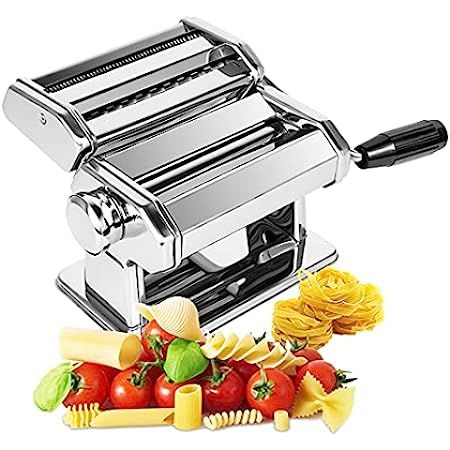 MARCATO Atlas 150 Pasta Machine, Made in Italy, Includes Cutter, Hand Crank, and Instructions, 150 m | Amazon (US)