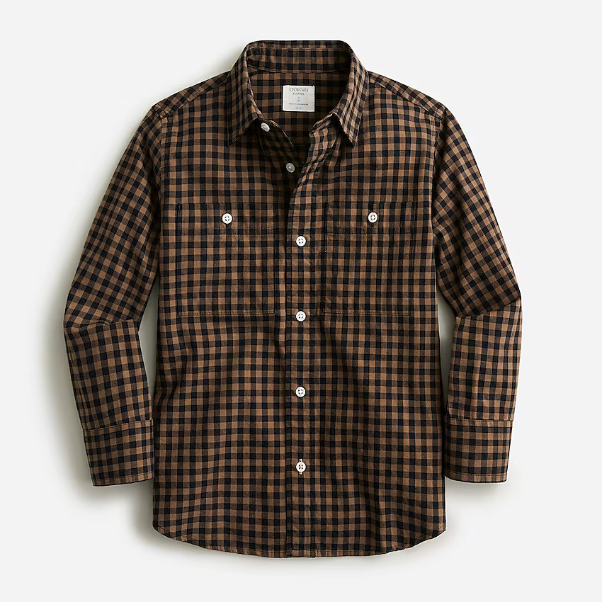 Kids' relaxed-fit shirt in lightweight flannel | J. Crew US