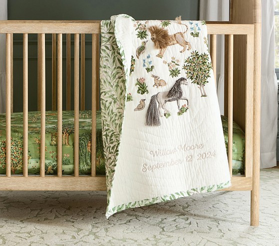 Morris &amp; Co. Owl &amp; Willow Baby Quilt | Pottery Barn Kids
