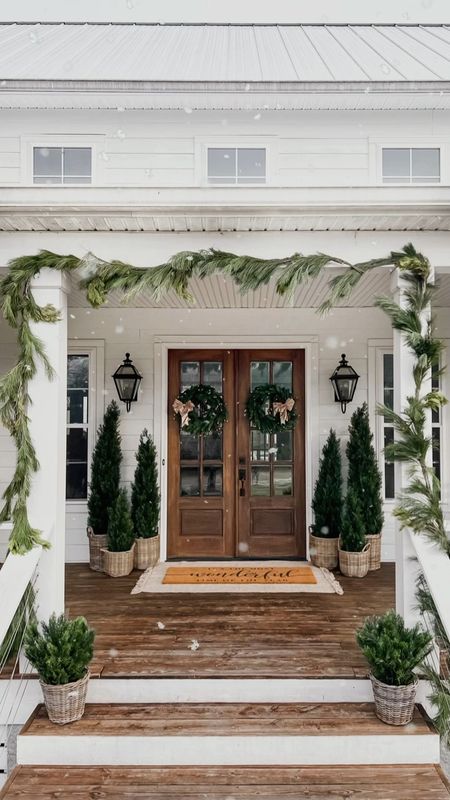 Beautiful faux silk cedar trees! I have the 3’ 5’ and 6’ but they are available in many sizes!! Jute rug is 4x6 and doormat is 2x5. Double layered rug and welcome mat. Holiday seasonal front doors. Etsy. Baskets planters Artificial trees plants and flowers  porch decor front door decor . Home decor christmas and holiday decor styling southern front porch bed swing  target Home Depot overstock outdoor furniture Christmas and holiday front porch front door light fixtures lantern outdoor wall sconce jute scatter rugs l large oversized Christmas doormat 

#LTKstyletip #LTKhome #LTKHoliday