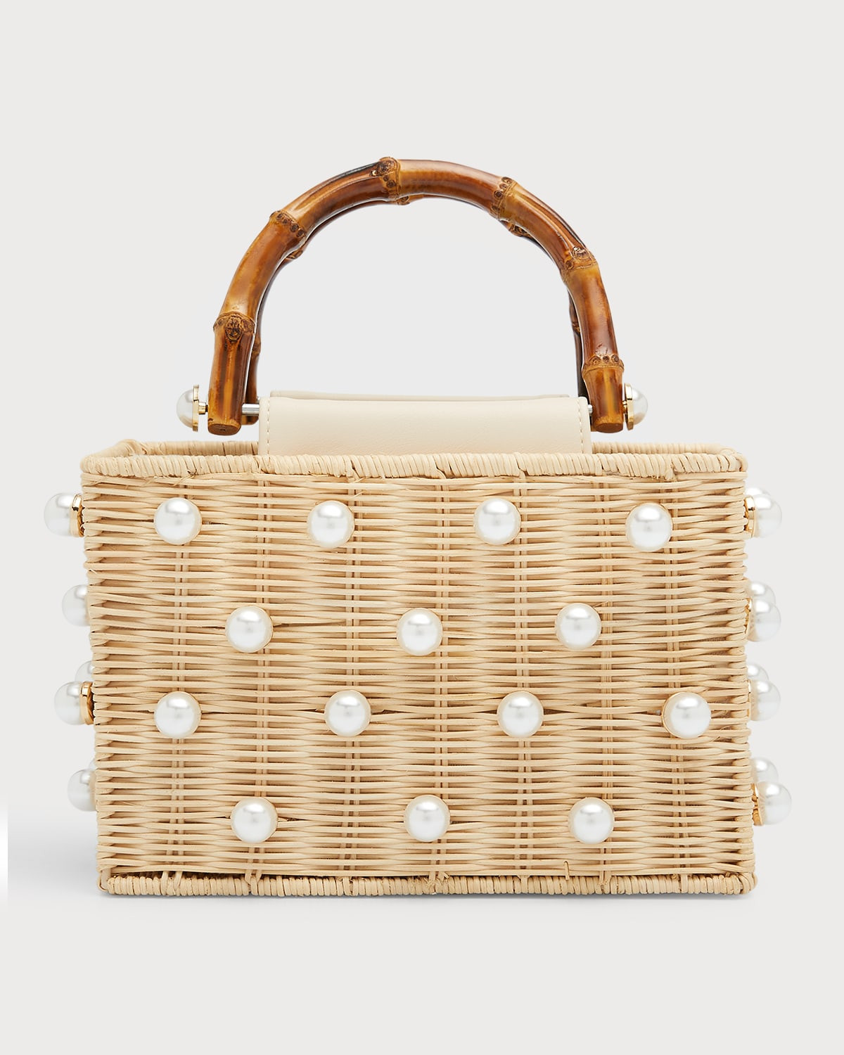 Chloe Pearl Beaded Top-Handle Box Bag | Neiman Marcus