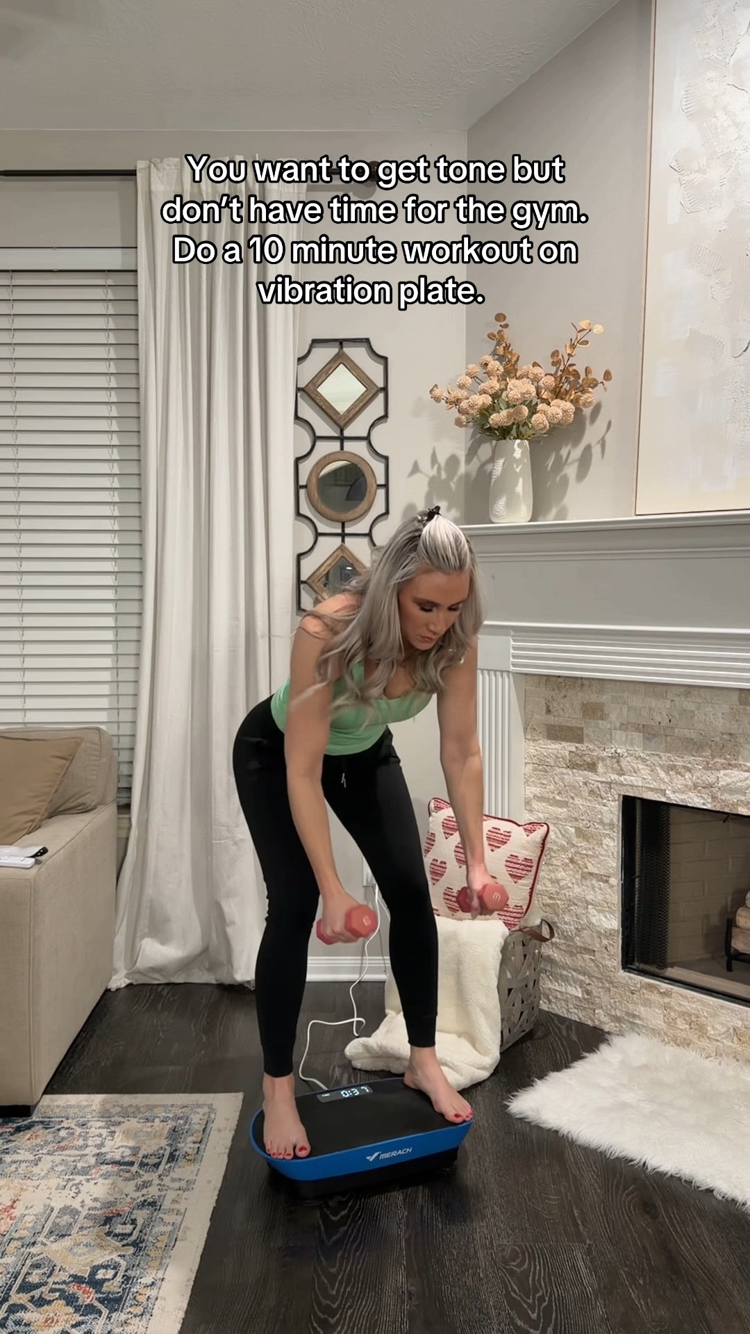 The vibration plate I use daily for lymphatic drainage, toning, improved circulation, and so many other benefits. 



#LTKHome #LTKfitnessgoals #LTKmorningroutine