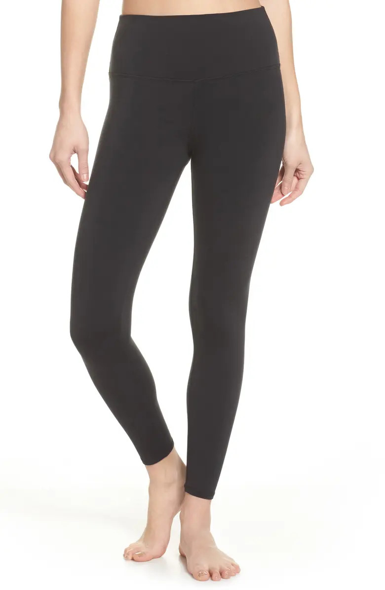 High Waist Airbrush Midi Leggings | Nordstrom