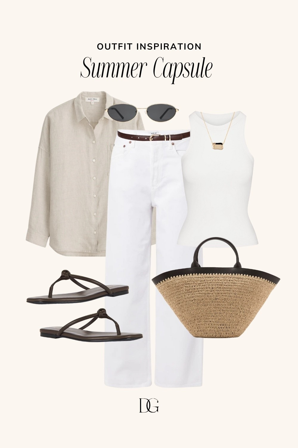 Summer Capsule Outfit Inspo | summer outfit, summer outfits, summer finds, summer capsule wardrobe, summer staples, summer wardrobe staples, summer basic, summer basics, summer style, summer bag, summer trend, summer trends, summer fashion, summer 2025, summer closet staple, summer closet staples, summer closet essentials, summer neutrals, neutral outfit, neutral outfits 

#LTKStyleTip #LTKFindsUnder100 #LTKSeasonal