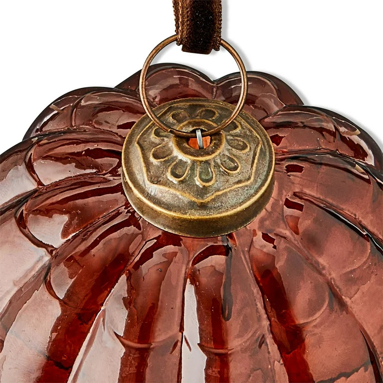 Brown Glass Christmas Ornament, 3.5", by Holiday Time | Walmart (US)