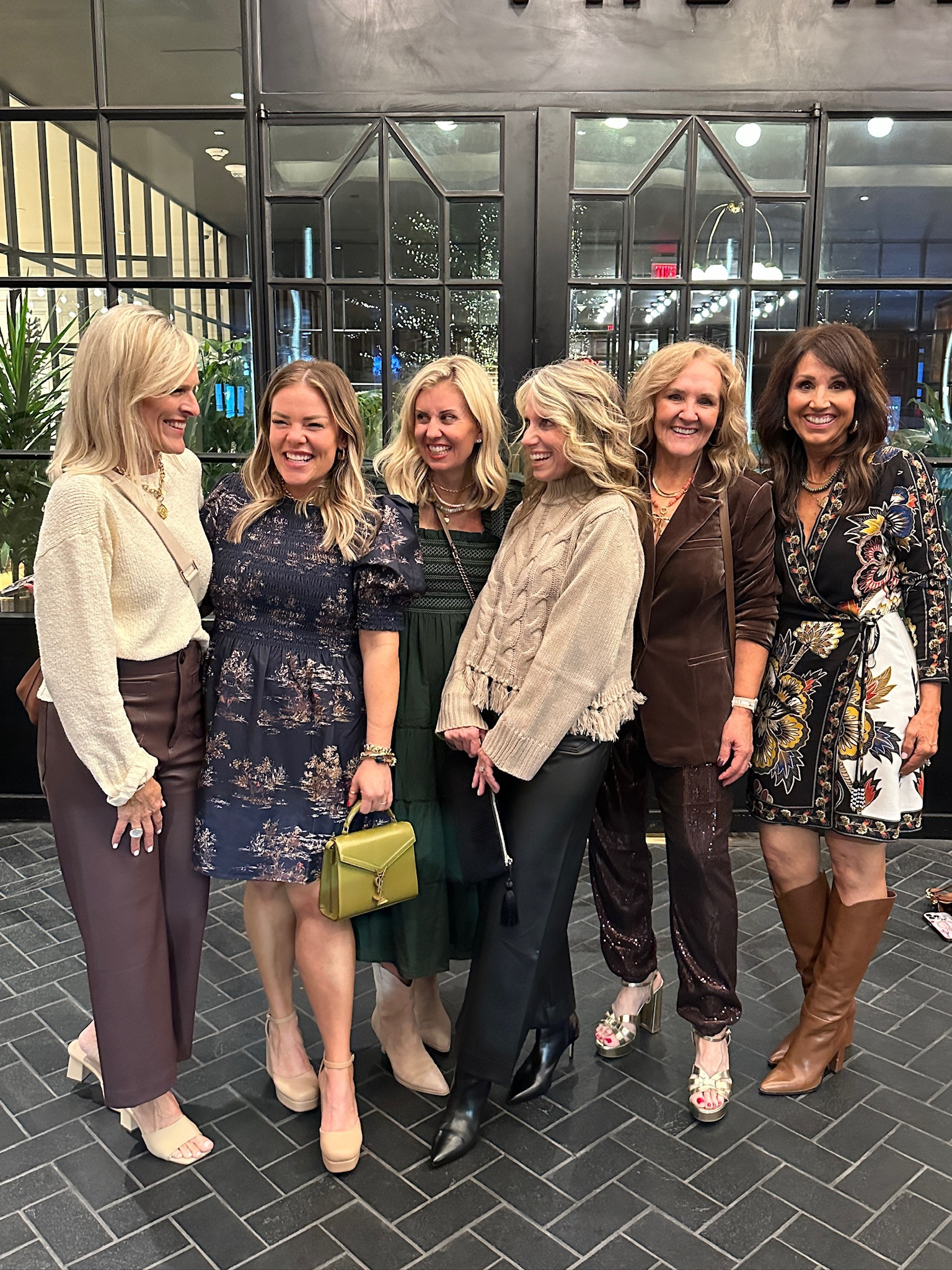 Had a yummie dinner in Dallas last night with these inspiring gals. 

Linking as much as I can to our outfits! Make the plans and get dressed! 

Fall outfits date night looks girls night out gno outfits fall dress hill house Anthropologie Colette pants Walmart blazer sequined joggers Thanksgiving dress Thanksgiving outfits

#LTKHoliday #LTKOver40 #LTKMidsize