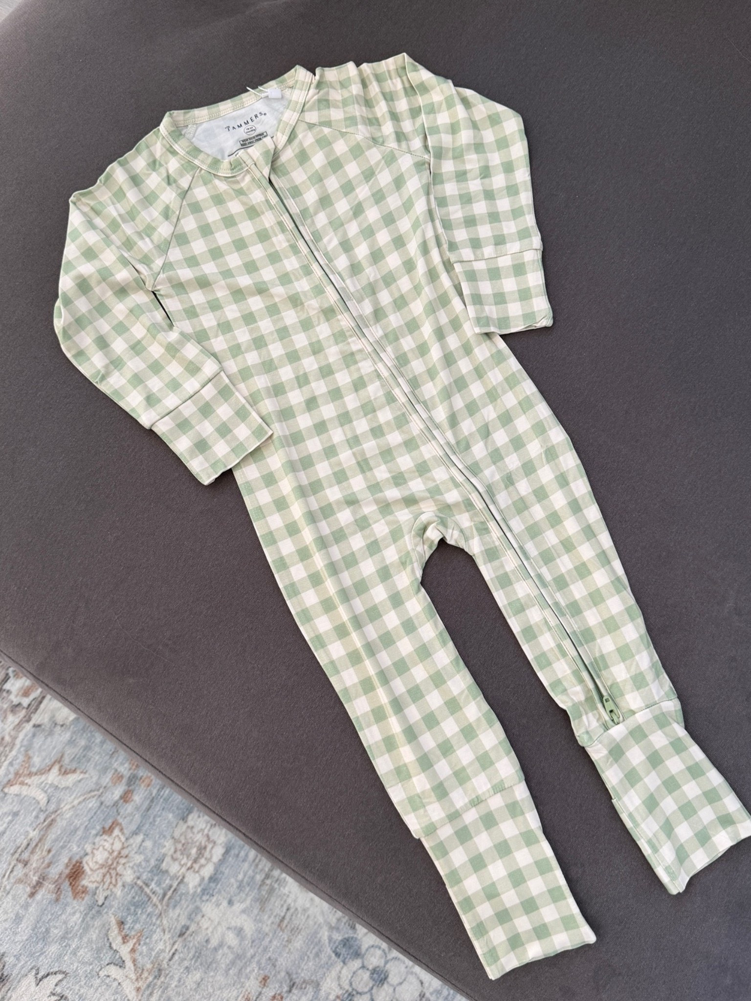 The most perfect green gingham pjs @inmyjammers 💚

#LTKBaby #LTKKids