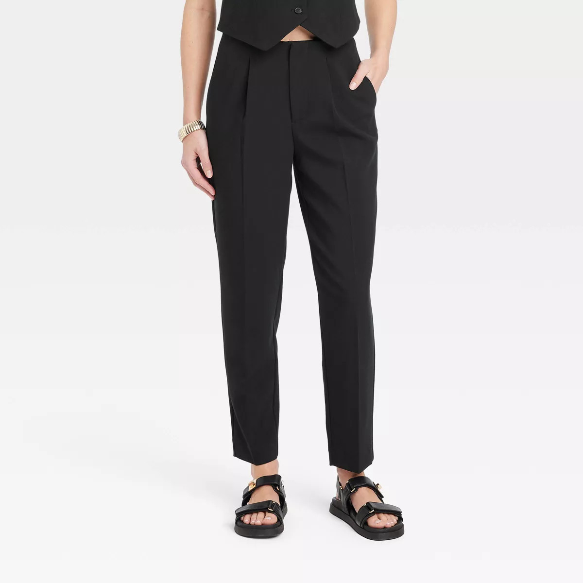Women's High-Rise Tailored Trousers - A New Day™ | Target