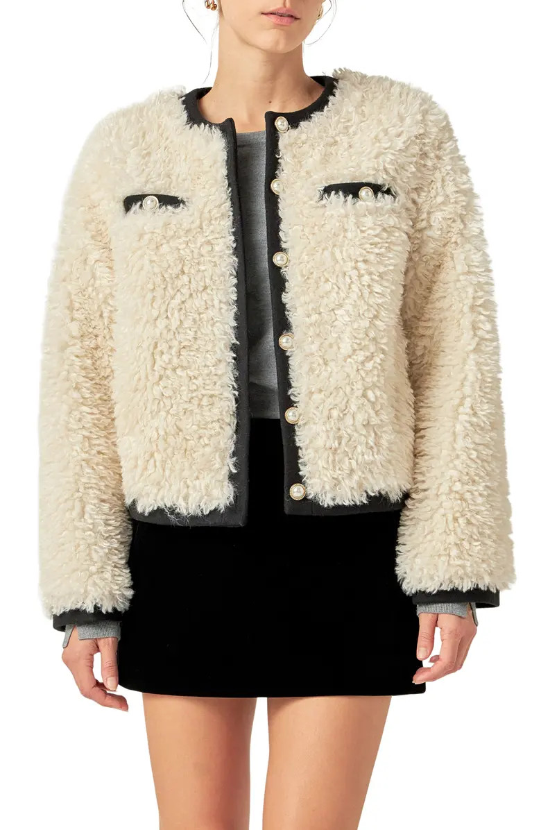 Faux Shearling Jacket | Nordstrom