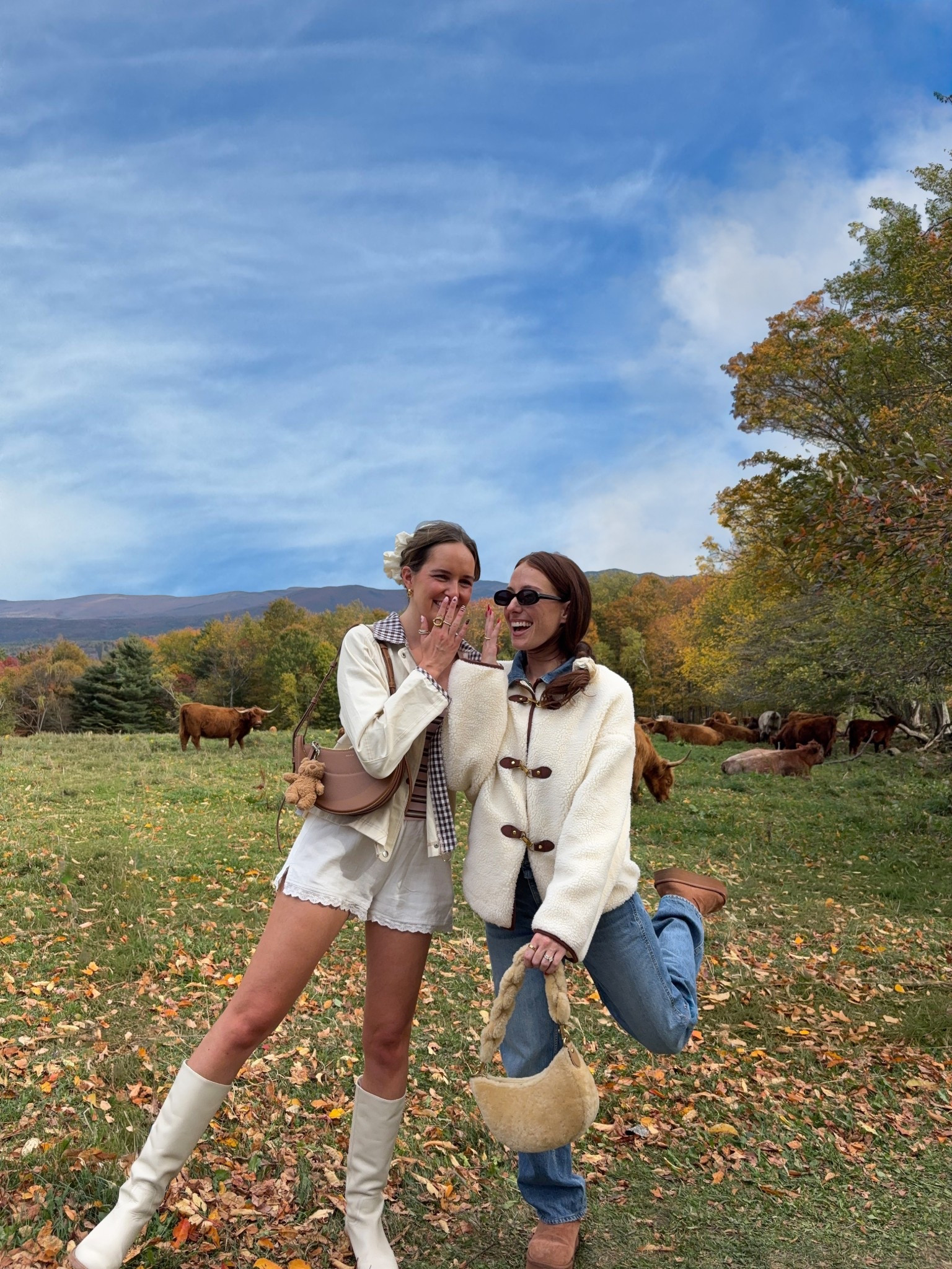 girls trip to see the fall foliage and cows in vermont!

#LTKSeasonal #LTKFindsUnder50 #LTKPetite