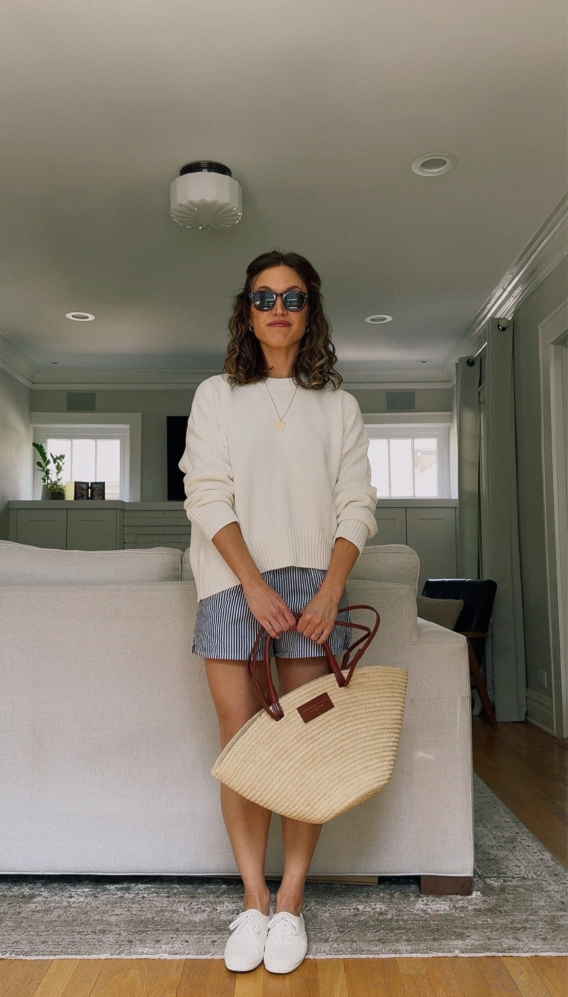 May Capsule Wardrobe // Day Eight

Quince sweater, XS, TTS for a relaxed fit. Donni boxer shorts (pricey but excellent quality! Worn and washed many times and still looking brand new.) Sèzane bag. Keds sneakers (obsessed!) true to size. Quince sunglasses.

#LTKOver40 #LTKmomlife #LTKootd