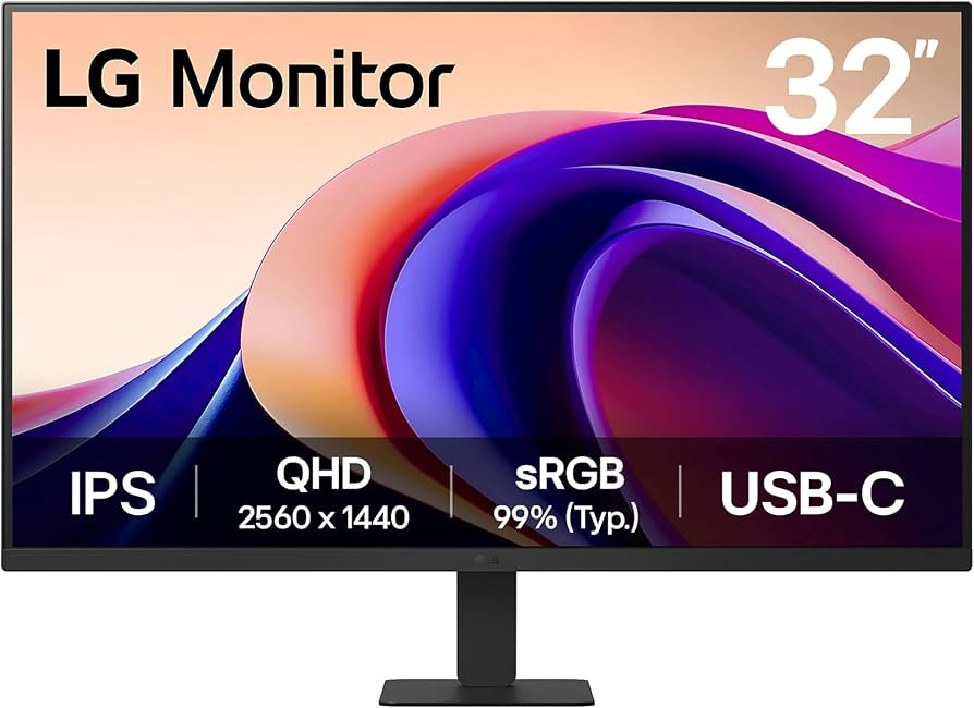 LG 32U631A-B 32-inch QHD (2560 x 1440) IPS Computer Monitor, 100Hz, 5ms, HDR10, Reader Mode, Flic... | Amazon (US)