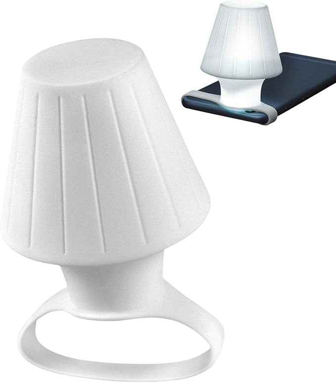 1 Silicone Phone Lampshade Holder, Clip Phone Flash LED Light Holder, Cute Small Phone Auxiliary ... | Amazon (US)