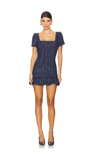 Charlene Mini Dress in Blue | Revolve Clothing (Global)