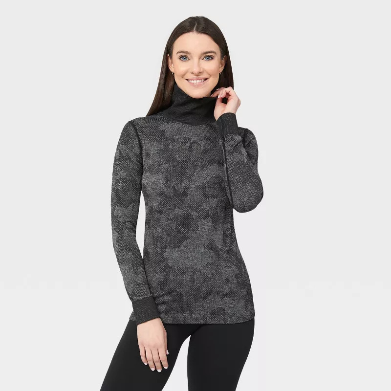 Wander by Hottotties Women's Seamless Thermal Turtleneck Top | Target