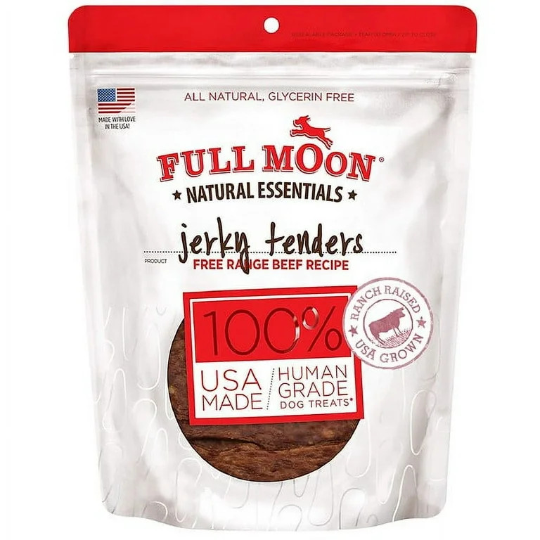 Full Moon Natural Essentials Beef Tenders Dog Treats, 22oz | Walmart (US)