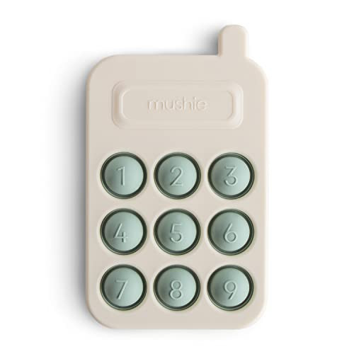 mushie Phone Press Toy (Cambridge Blue) | Amazon (US)