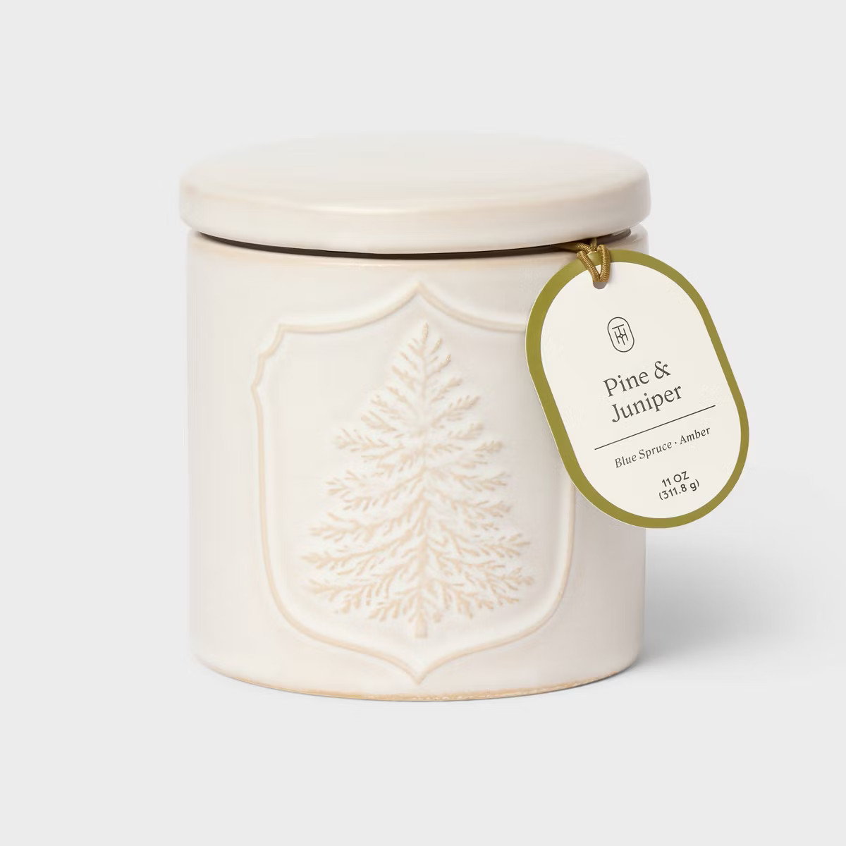 Holiday Small Glass Wonderberry and Sage Jar Candle with Lid Green 6oz - Threshold™ | Target