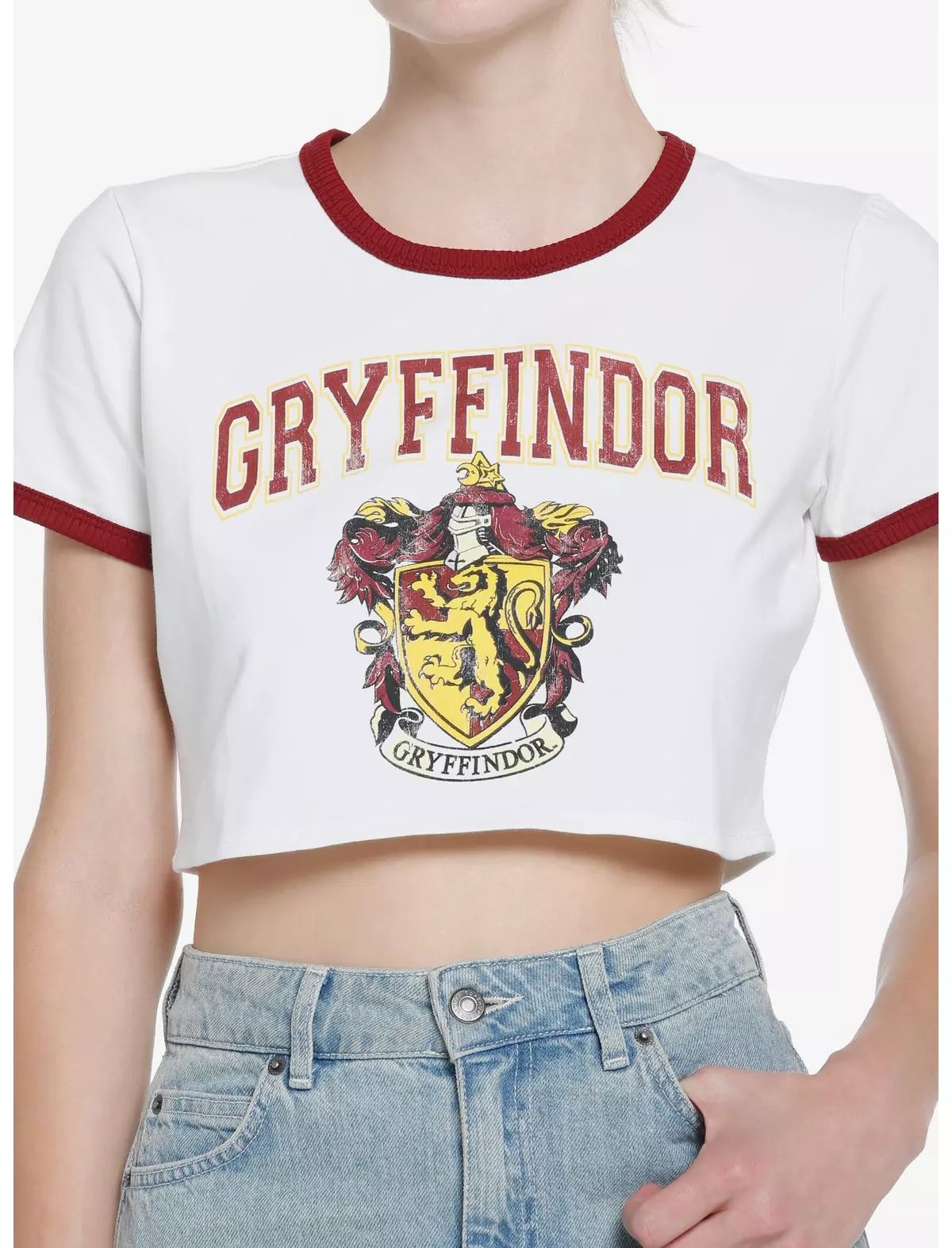 Harry Potter Gryffindor Vintage Ringer Girls Baby T-Shirt | Hot Topic