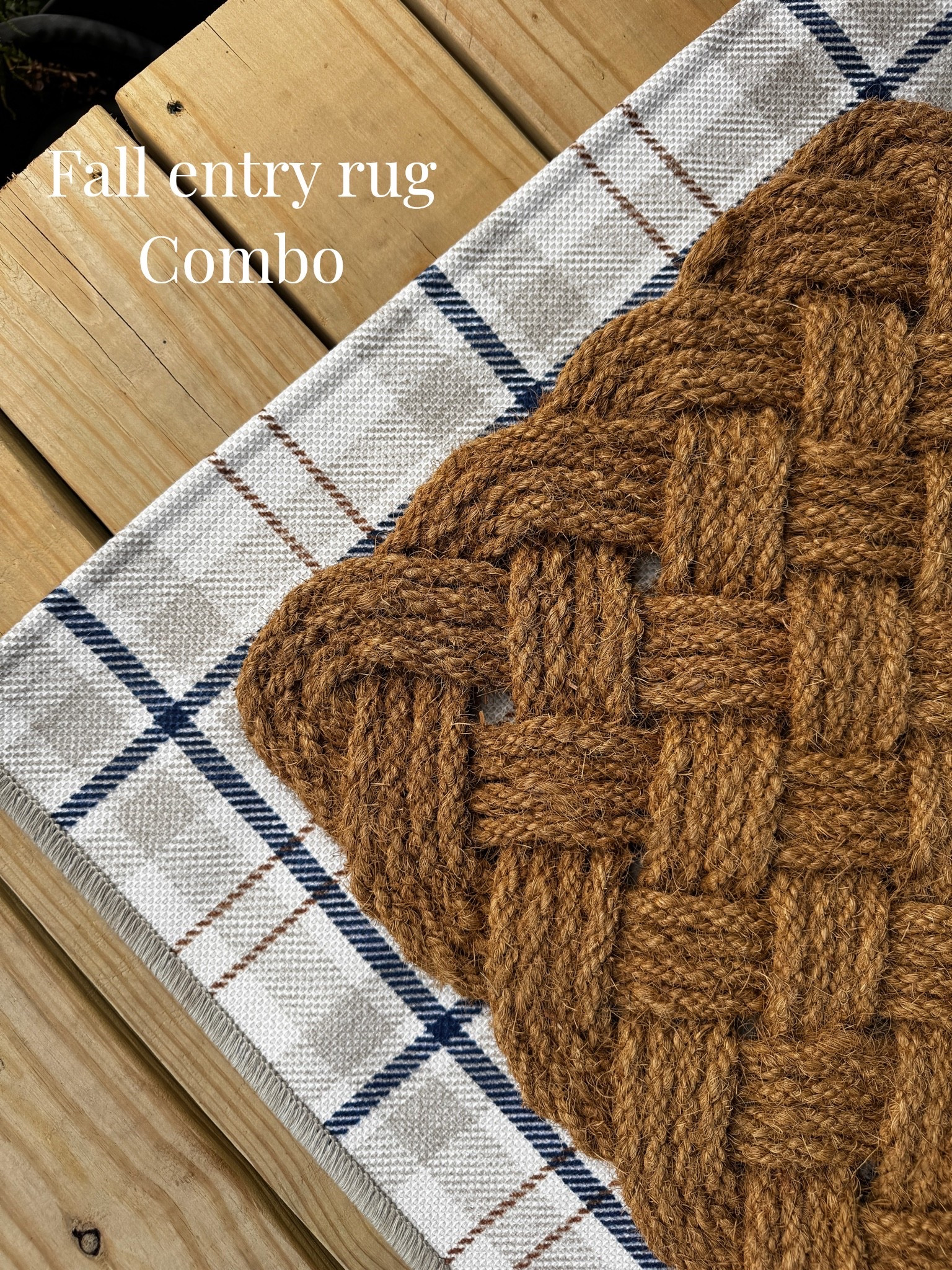 Fall outdoor rug + entry rug + doormat combo #falldecor #falloutdoor #fall #fallstyling

#LTKHome