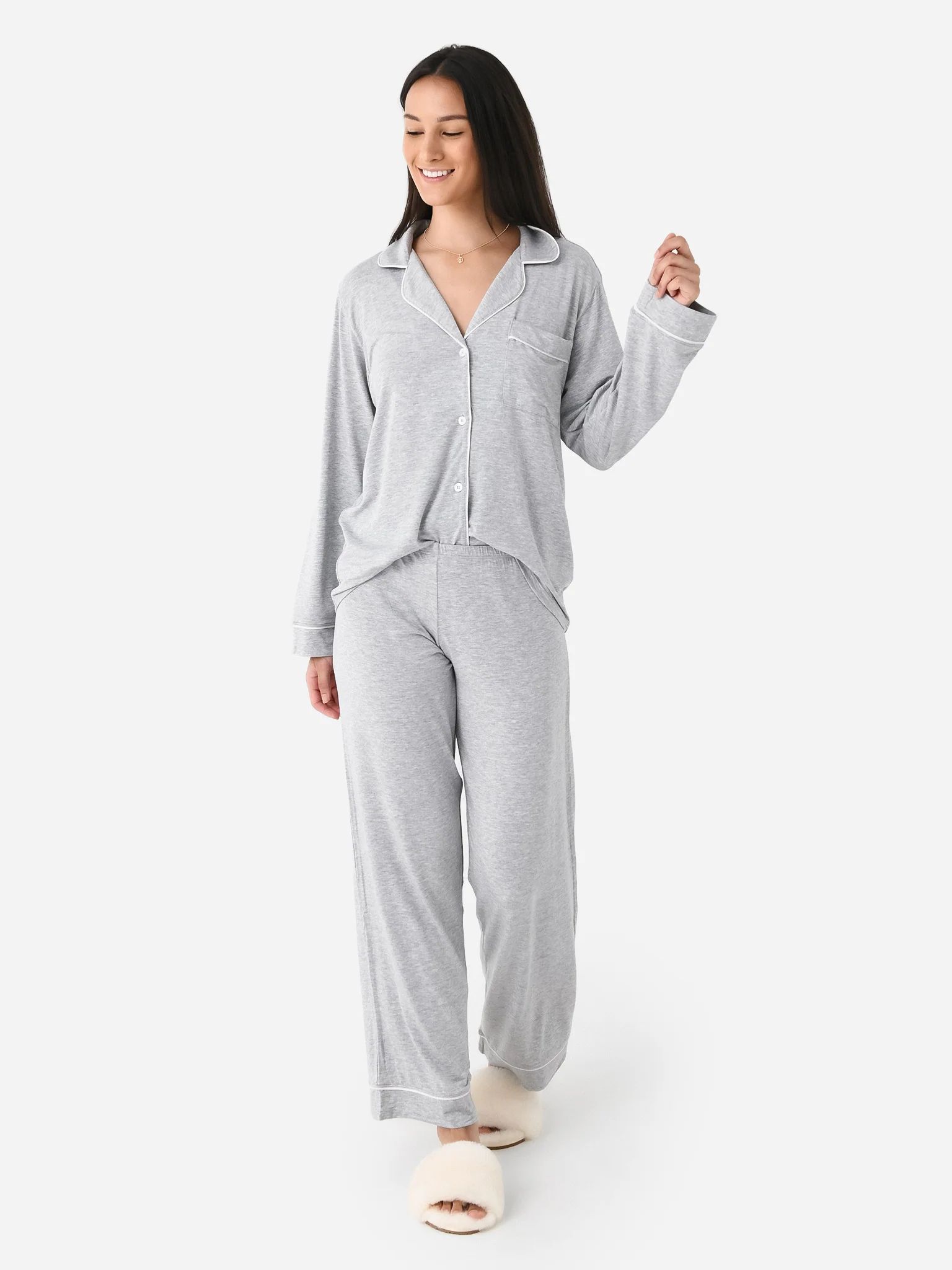 Eberjey Women's Gisele Long Pajama Set | Saint Bernard