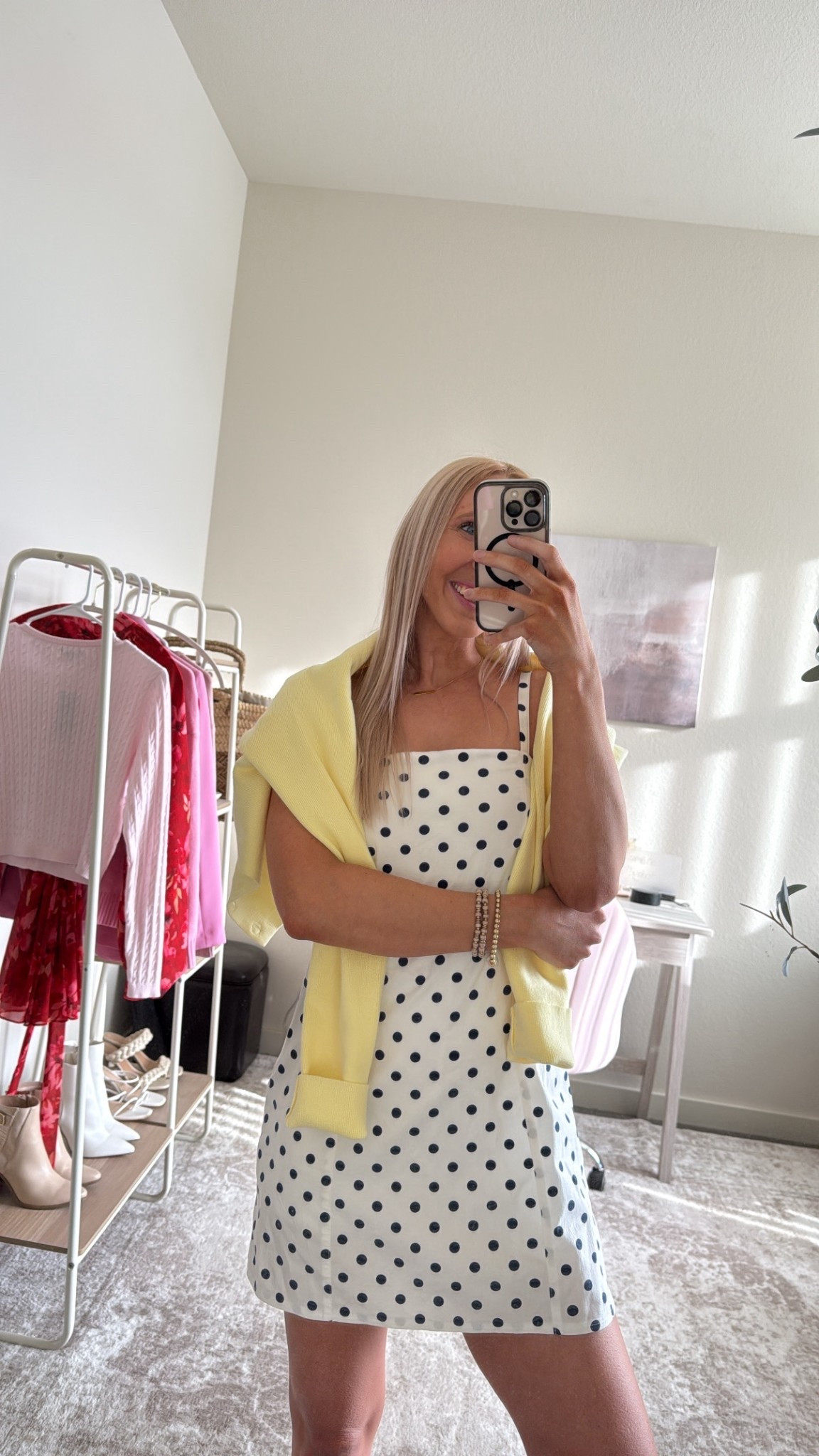 Polka dot linen dress with built in spandex shorts! 💛

Such a cute Spring dress from the Abercrombie bra free collection. It fits true to size I’m in an XS. So many color options!

I added a butter yellow cardigan over my arms! Linking more items from my recent Abercrombie order!

Spring outfit, date outfit, everyday outfit Spring, polka dot dress, linen mini dress, butter yellow, Abercrombie outfit

#LTKSeasonal #LTKootd #LTKgrwm