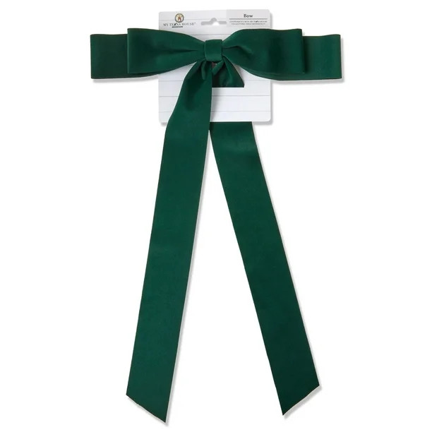 Large Green Floppy Decorative Christmas Bow, 18", by My Texas House | Walmart (US)