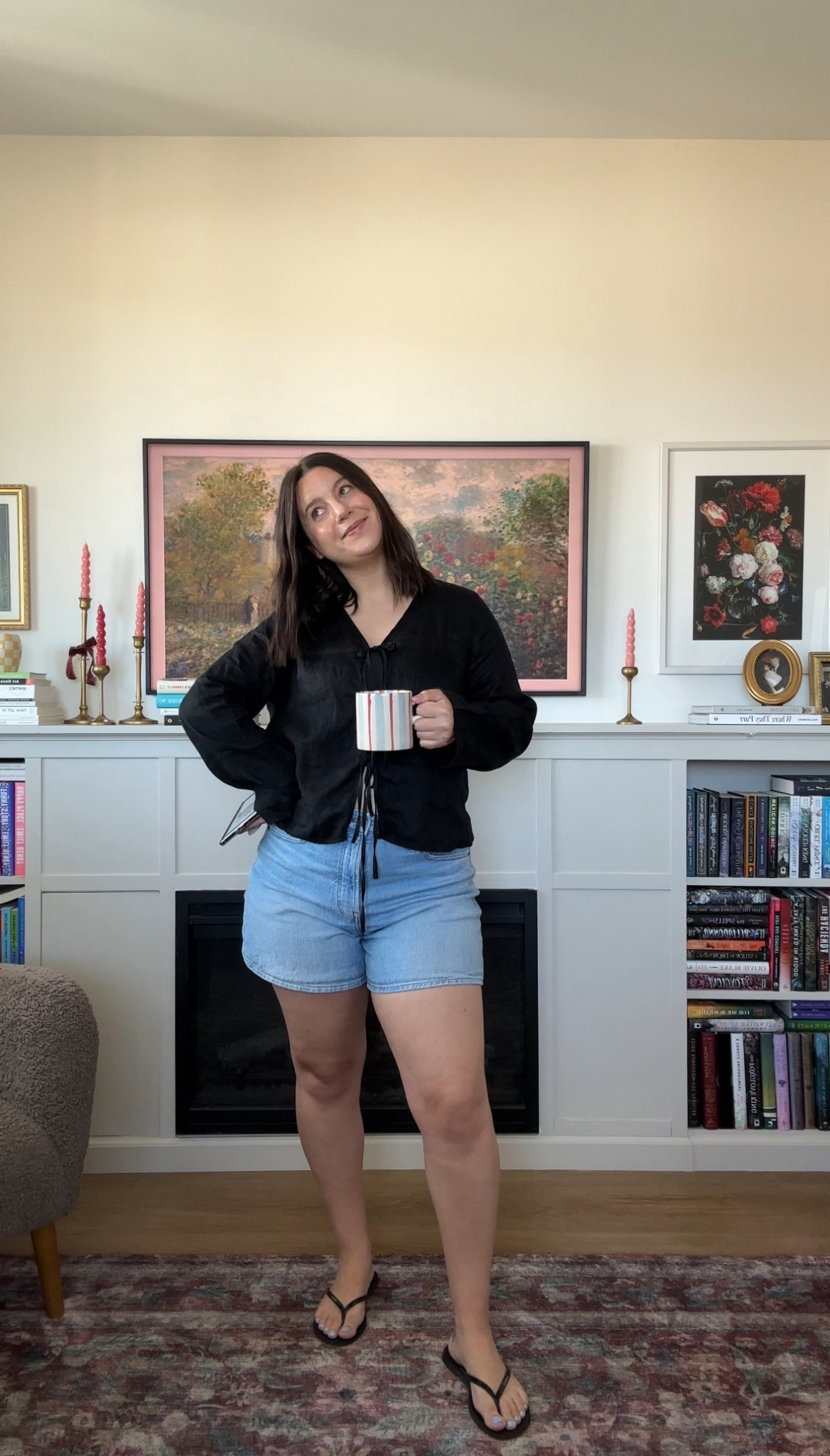 springy linen gap top x madewell denim shorts

#LTKxMadewell #LTKMidsize