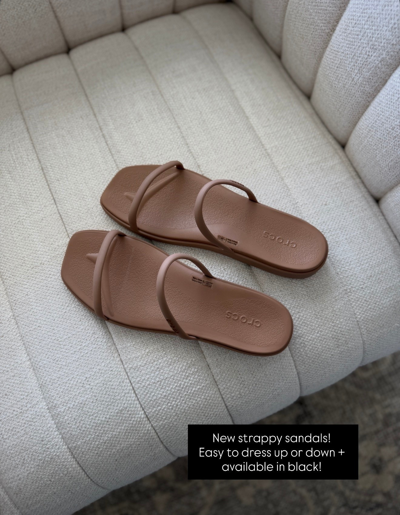 These lightweight sandals are so cute! Already ordered them in black. Cute with Jean shorts, a dress, etc.

#LTKSeasonal