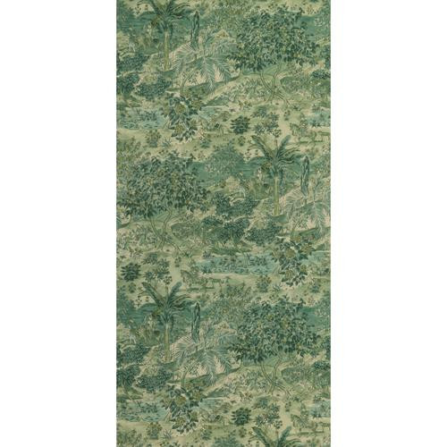 G P & J Baker Ramayana Emerald Wallpaper | DecoratorsBest