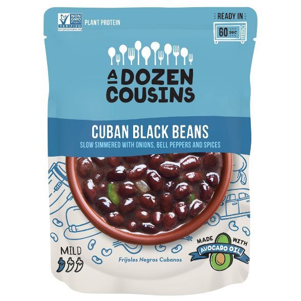 A Dozen Cousins Cuban Black Beans - 10oz | Target