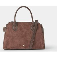 Accessorize Suedette Bowler Bag | Simply Be (UK)