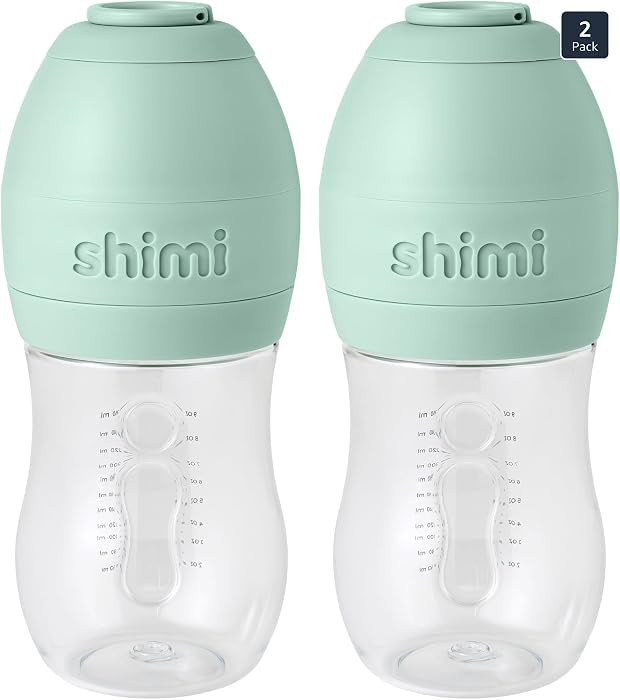 Shimi Baby Formula Bottles, Refillable Formula Pods, Easy-to-Use Ultra-Durable Tritan Baby Bottle... | Amazon (US)