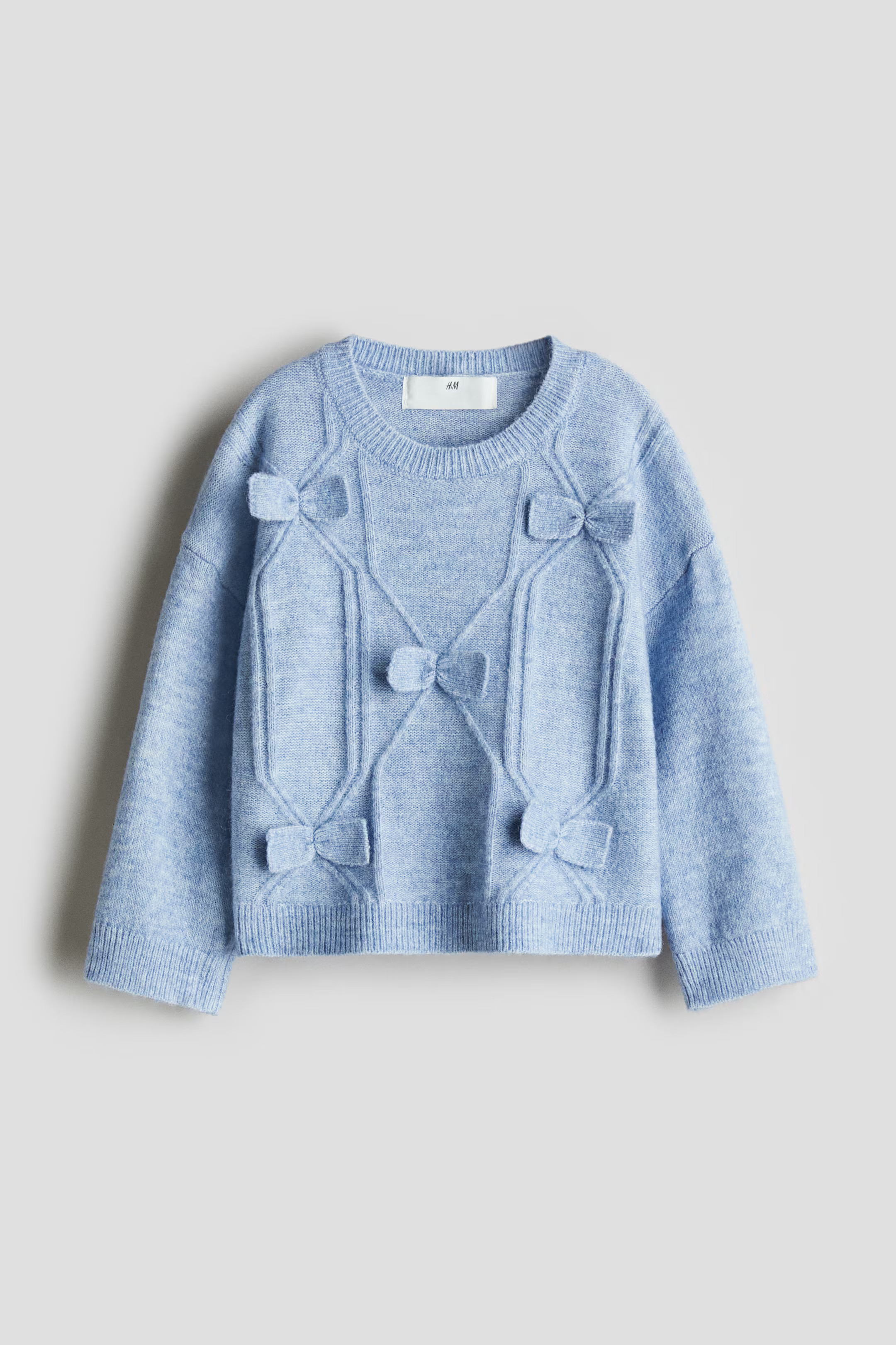 Bow-Detail Knit Sweater | H&M (US + CA)