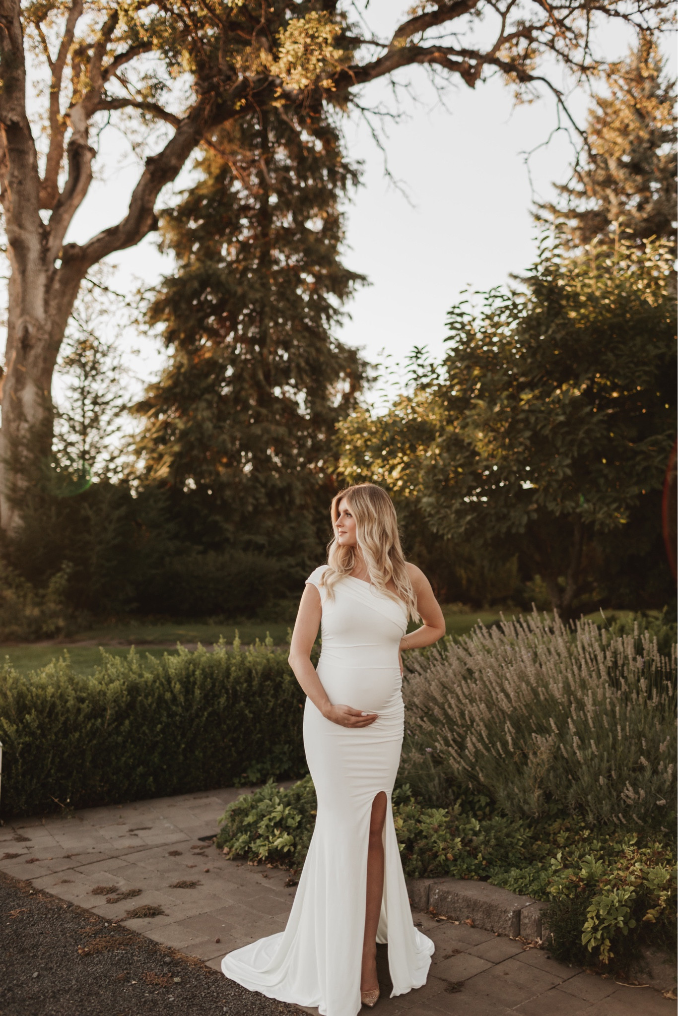 maternity photos ✨
dress is non maternity but so flattering on a bump - 36 weeks here, also wore this dress for my baby shower 🤍 such a stunning and versatile dress 

#LTKBaby #LTKShoeCrush #LTKBump