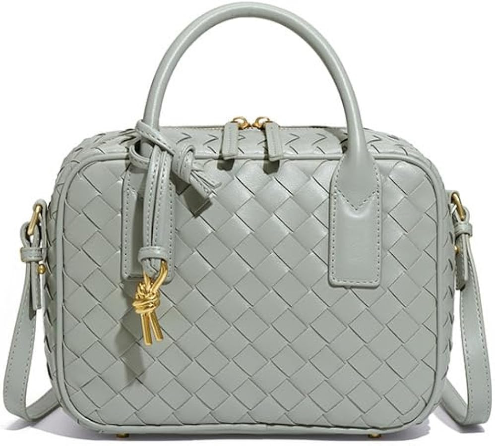 Trendy Woven Crossbody Bag for Women - Woven Top Handle Satchel Handbag - Weaved Hand Purse for L... | Amazon (US)