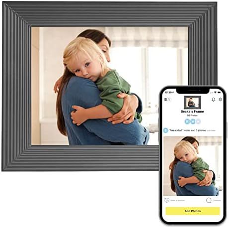 Aura Mason WiFi Digital Picture Frame, 9”, Add Photos with Aura App, Free Unlimited Storage - W... | Amazon (US)