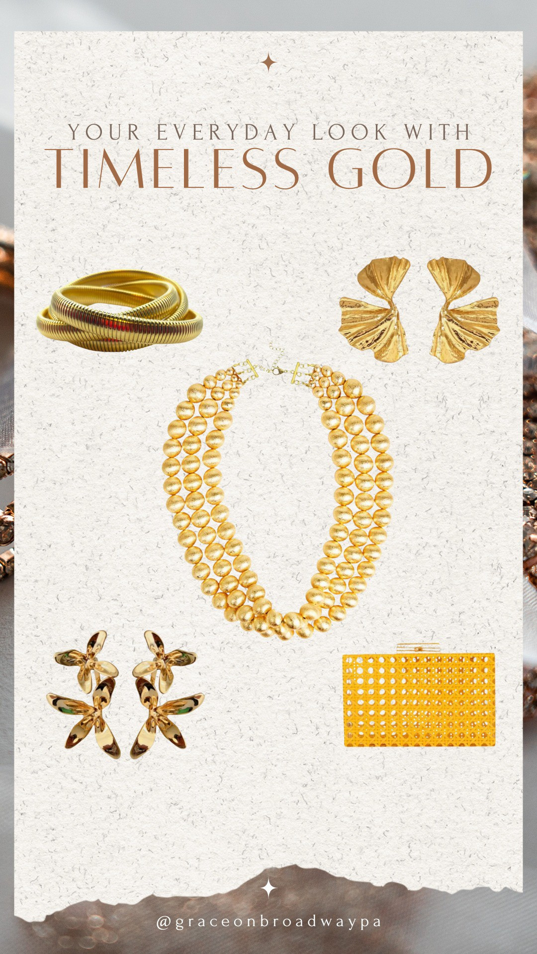 Hi LTK Fam! There's something about gold jewelry that just never goes out of style. It’s the perfect balance between elegance and everyday wear, making it a must-have in any jewelry collection.Whether you’re dressing up for a special occasion or just adding a touch of shimmer to your daily outfits, these gold bracelets, necklaces, and earrings have got you covered!Each piece is thoughtfully designed to be versatile and timeless—because I believe that every day deserves a little bit of shine!Ready to make a statement? Check them out to shop the collection!

#LTKWedding #LTKStyleTip #LTKBeauty