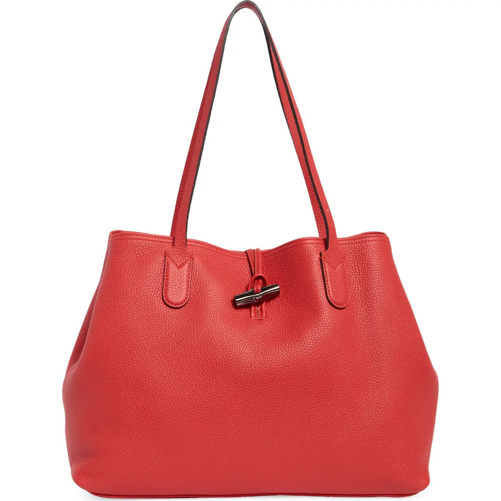 Longchamp Large Essential Tote Bag in Red at Nordstrom Rack | Nordstrom Rack