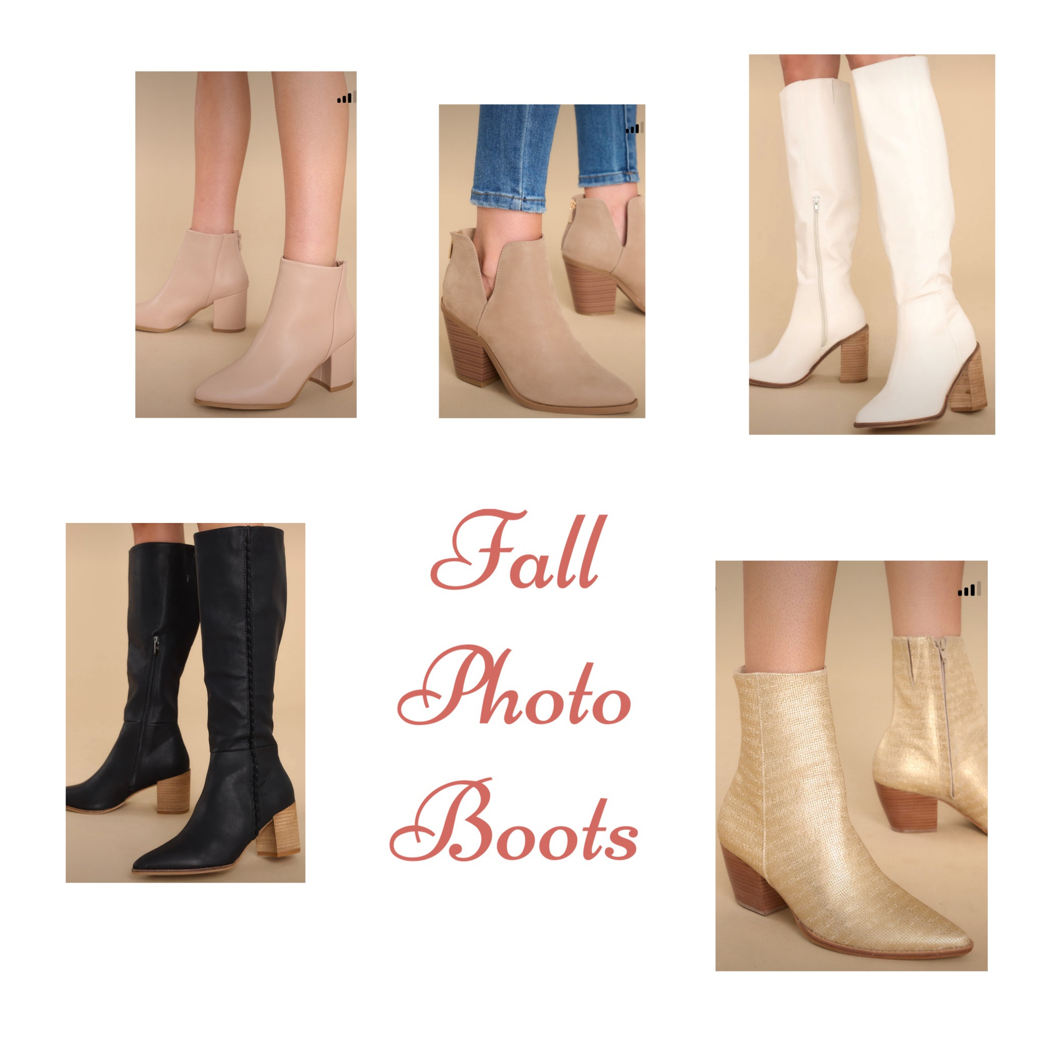 A few boot options for those fall family photo shoots!

#LTKstyletip #LTKfindsunder100 #LTKSeasonal